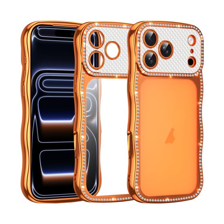 Coque de téléphone en TPU antichoc plaquée en forme d'étoile torsadée ondulée, pour iPhone 17 Pro Max, pour iPhone 17 Pro, pour iPhone 17, pour iPhone 16 Pro Max, pour iPhone 16 Pro, pour iPhone 16