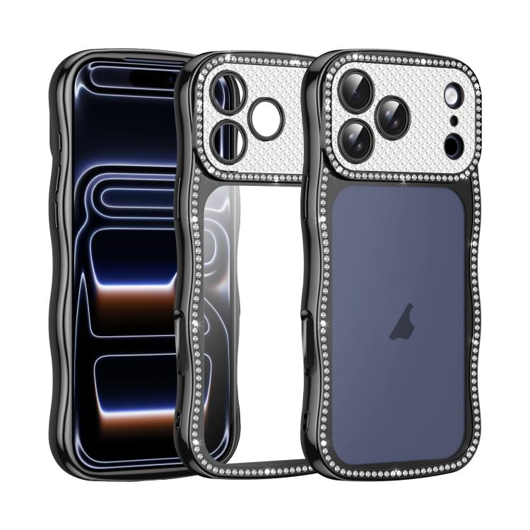 Coque de téléphone en TPU antichoc plaquée en forme d'étoile torsadée ondulée, pour iPhone 17 Pro Max, pour iPhone 17 Pro, pour iPhone 17, pour iPhone 16 Pro Max, pour iPhone 16 Pro, pour iPhone 16