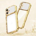 Coque de téléphone en TPU antichoc plaquée en forme d'étoile torsadée ondulée, pour iPhone 17 Pro Max, pour iPhone 17 Pro, pour iPhone 17, pour iPhone 16 Pro Max, pour iPhone 16 Pro, pour iPhone 16