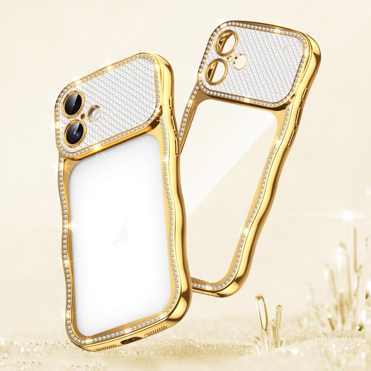 Coque de téléphone en TPU antichoc plaquée en forme d'étoile torsadée ondulée, pour iPhone 17 Pro Max, pour iPhone 17 Pro, pour iPhone 17, pour iPhone 16 Pro Max, pour iPhone 16 Pro, pour iPhone 16