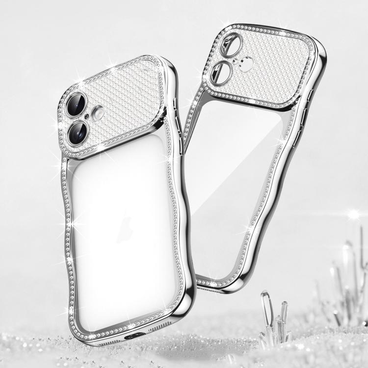 Coque de téléphone en TPU antichoc plaquée en forme d'étoile torsadée ondulée, pour iPhone 17 Pro Max, pour iPhone 17 Pro, pour iPhone 17, pour iPhone 16 Pro Max, pour iPhone 16 Pro, pour iPhone 16