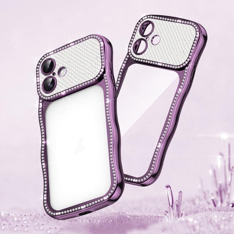 Coque de téléphone en TPU antichoc plaquée en forme d'étoile torsadée ondulée, pour iPhone 17 Pro Max, pour iPhone 17 Pro, pour iPhone 17, pour iPhone 16 Pro Max, pour iPhone 16 Pro, pour iPhone 16
