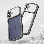 Coque de téléphone en TPU antichoc plaquée en forme d'étoile torsadée ondulée, pour iPhone 17 Pro Max, pour iPhone 17 Pro, pour iPhone 17, pour iPhone 16 Pro Max, pour iPhone 16 Pro, pour iPhone 16