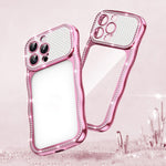Coque de téléphone en TPU antichoc plaquée en forme d'étoile torsadée ondulée, pour iPhone 17 Pro Max, pour iPhone 17 Pro, pour iPhone 17, pour iPhone 16 Pro Max, pour iPhone 16 Pro, pour iPhone 16