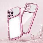 Coque de téléphone en TPU antichoc plaquée en forme d'étoile torsadée ondulée, pour iPhone 17 Pro Max, pour iPhone 17 Pro, pour iPhone 17, pour iPhone 16 Pro Max, pour iPhone 16 Pro, pour iPhone 16
