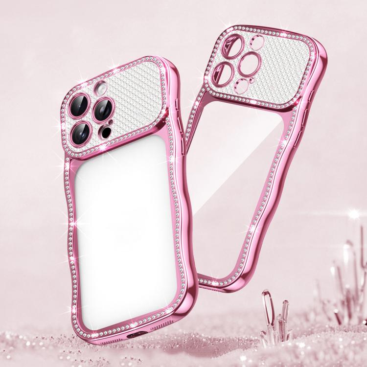 Coque de téléphone en TPU antichoc plaquée en forme d'étoile torsadée ondulée, pour iPhone 17 Pro Max, pour iPhone 17 Pro, pour iPhone 17, pour iPhone 16 Pro Max, pour iPhone 16 Pro, pour iPhone 16