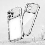 Coque de téléphone en TPU antichoc plaquée en forme d'étoile torsadée ondulée, pour iPhone 17 Pro Max, pour iPhone 17 Pro, pour iPhone 17, pour iPhone 16 Pro Max, pour iPhone 16 Pro, pour iPhone 16