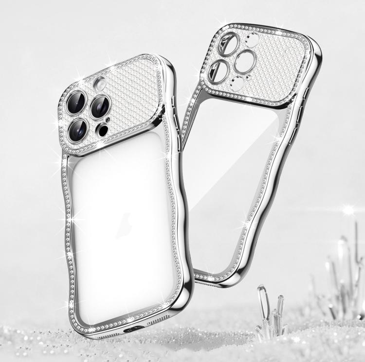 Coque de téléphone en TPU antichoc plaquée en forme d'étoile torsadée ondulée, pour iPhone 17 Pro Max, pour iPhone 17 Pro, pour iPhone 17, pour iPhone 16 Pro Max, pour iPhone 16 Pro, pour iPhone 16
