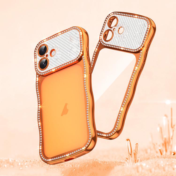 Coque de téléphone en TPU antichoc plaquée en forme d'étoile torsadée ondulée, pour iPhone 17 Pro Max, pour iPhone 17 Pro, pour iPhone 17, pour iPhone 16 Pro Max, pour iPhone 16 Pro, pour iPhone 16