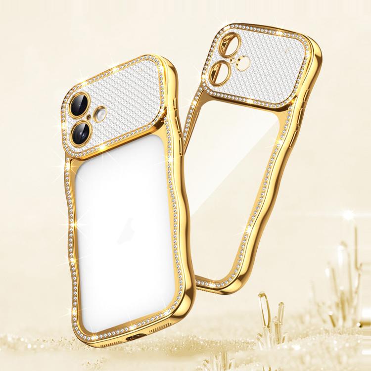 Coque de téléphone en TPU antichoc plaquée en forme d'étoile torsadée ondulée, pour iPhone 17 Pro Max, pour iPhone 17 Pro, pour iPhone 17, pour iPhone 16 Pro Max, pour iPhone 16 Pro, pour iPhone 16