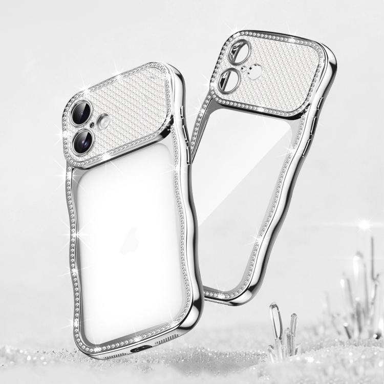 Coque de téléphone en TPU antichoc plaquée en forme d'étoile torsadée ondulée, pour iPhone 17 Pro Max, pour iPhone 17 Pro, pour iPhone 17, pour iPhone 16 Pro Max, pour iPhone 16 Pro, pour iPhone 16