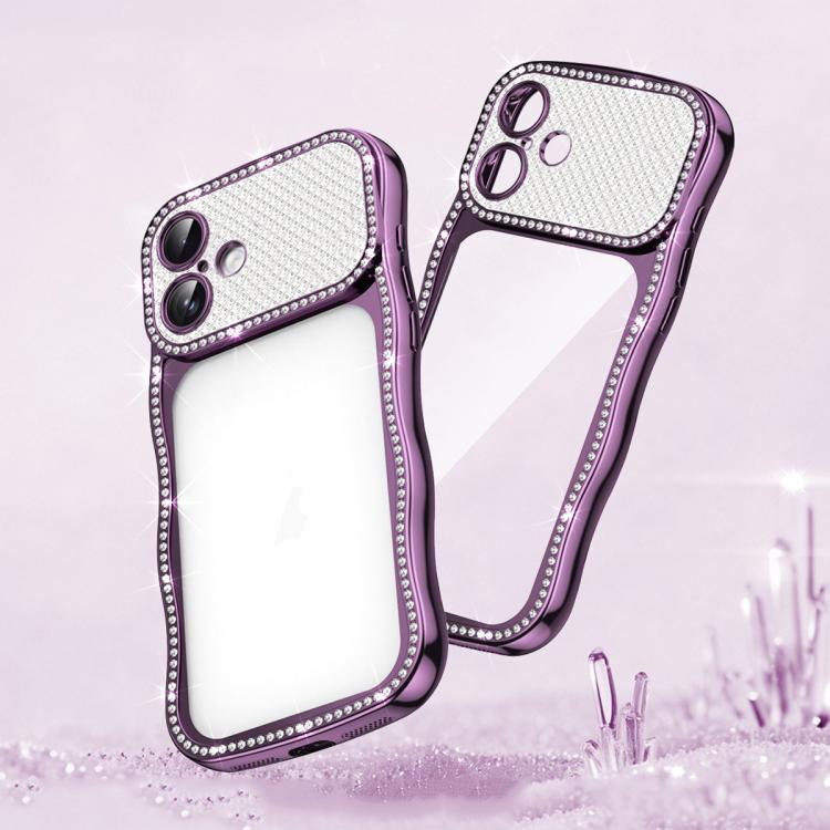 Coque de téléphone en TPU antichoc plaquée en forme d'étoile torsadée ondulée, pour iPhone 17 Pro Max, pour iPhone 17 Pro, pour iPhone 17, pour iPhone 16 Pro Max, pour iPhone 16 Pro, pour iPhone 16