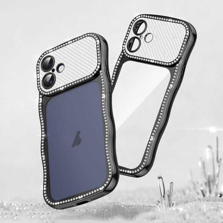 Coque de téléphone en TPU antichoc plaquée en forme d'étoile torsadée ondulée, pour iPhone 17 Pro Max, pour iPhone 17 Pro, pour iPhone 17, pour iPhone 16 Pro Max, pour iPhone 16 Pro, pour iPhone 16