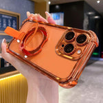 Coque de téléphone magnétique en TPU + acrylique avec anneau de protection en cristal, pour iPhone 17 Pro Max, pour iPhone 17 Pro, pour iPhone 17, pour iPhone Air, pour iPhone 16 Pro Max, pour iPhone 16 Pro