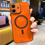 Coque de téléphone magnétique en similicuir d'agneau, pour iPhone 14 Pro Max, pour iPhone 13 Pro Max, pour iPhone 13 Pro, pour iPhone 13, pour iPhone 12, pour iPhone 12 Pro Max, pour iPhone 12 Pro, pour iPhone 11 Pro Max