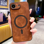 Étui de Téléphone Magnétique en Similicuir d'Agneau, Pour iPhone 17e / 16e, Pour iPhone 17 Pro Max, Pour iPhone 17 Pro, Pour iPhone 17, Pour iPhone Air, Pour iPhone 16 Pro Max, Pour iPhone 16 Pro, Pour iPhone 16 Plus