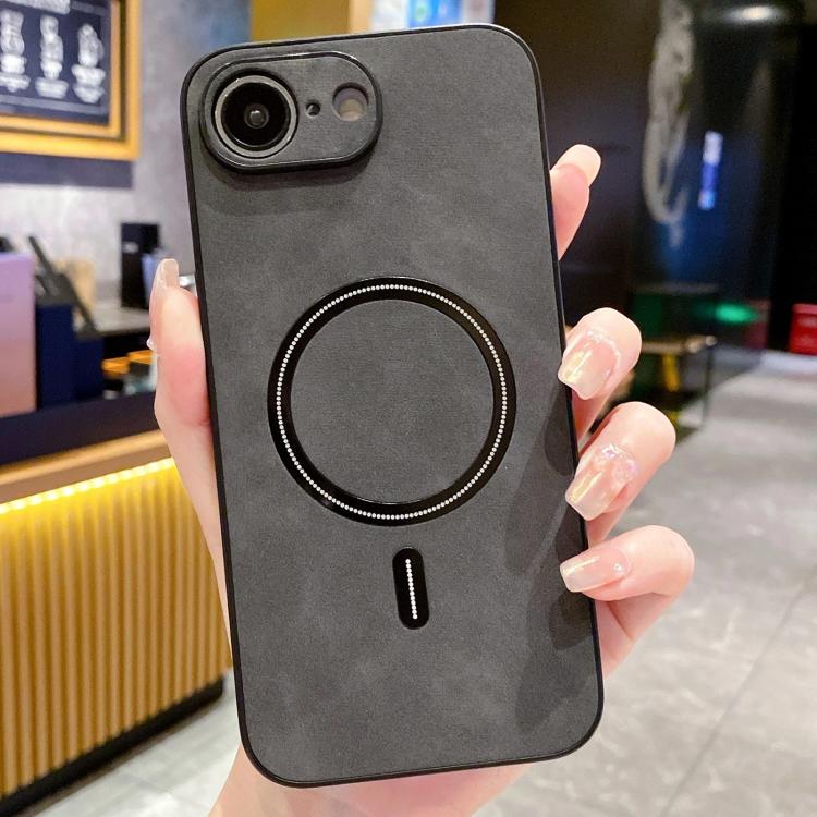 Étui de Téléphone Magnétique en Similicuir d'Agneau, Pour iPhone 17e / 16e, Pour iPhone 17 Pro Max, Pour iPhone 17 Pro, Pour iPhone 17, Pour iPhone Air, Pour iPhone 16 Pro Max, Pour iPhone 16 Pro, Pour iPhone 16 Plus