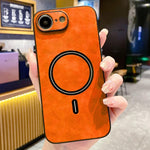 Étui de Téléphone Magnétique en Similicuir d'Agneau, Pour iPhone 17e / 16e, Pour iPhone 17 Pro Max, Pour iPhone 17 Pro, Pour iPhone 17, Pour iPhone Air, Pour iPhone 16 Pro Max, Pour iPhone 16 Pro, Pour iPhone 16 Plus