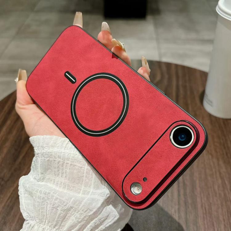 Étui de Téléphone Magnétique en Similicuir d'Agneau, Pour iPhone 17e / 16e, Pour iPhone 17 Pro Max, Pour iPhone 17 Pro, Pour iPhone 17, Pour iPhone Air, Pour iPhone 16 Pro Max, Pour iPhone 16 Pro, Pour iPhone 16 Plus
