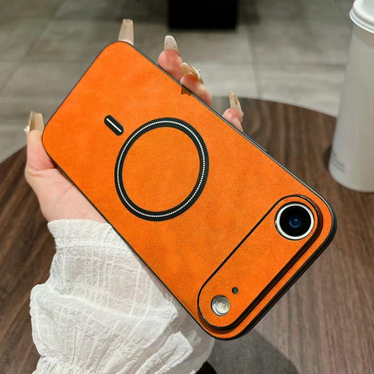 Étui de Téléphone Magnétique en Similicuir d'Agneau, Pour iPhone 17e / 16e, Pour iPhone 17 Pro Max, Pour iPhone 17 Pro, Pour iPhone 17, Pour iPhone Air, Pour iPhone 16 Pro Max, Pour iPhone 16 Pro, Pour iPhone 16 Plus