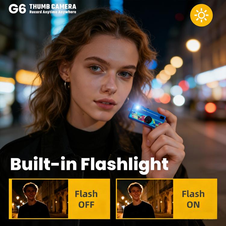 G6 Écran TFT 0,96 pouce Appareil photo numérique mini pour enfants
