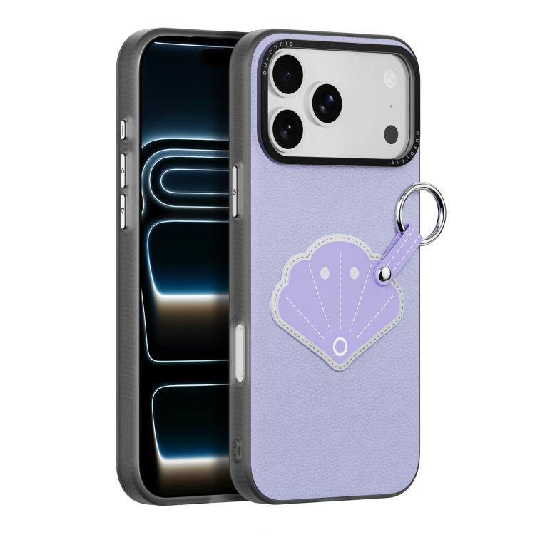 Étui de téléphone DUX DUCIS série LUVY avec boucle de bague, Pour iPhone 17 Pro Max, Pour iPhone 17 Pro, Pour iPhone 17