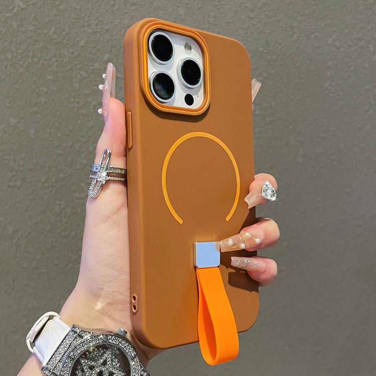 Coque de téléphone magnétique en TPU effet peau avec sangle en silicone, pour iPhone 13, pour iPhone 12 / 12 Pro, pour iPhone 12 Pro Max, pour iPhone 11 Pro Max, pour iPhone 11, pour iPhone 11 Pro