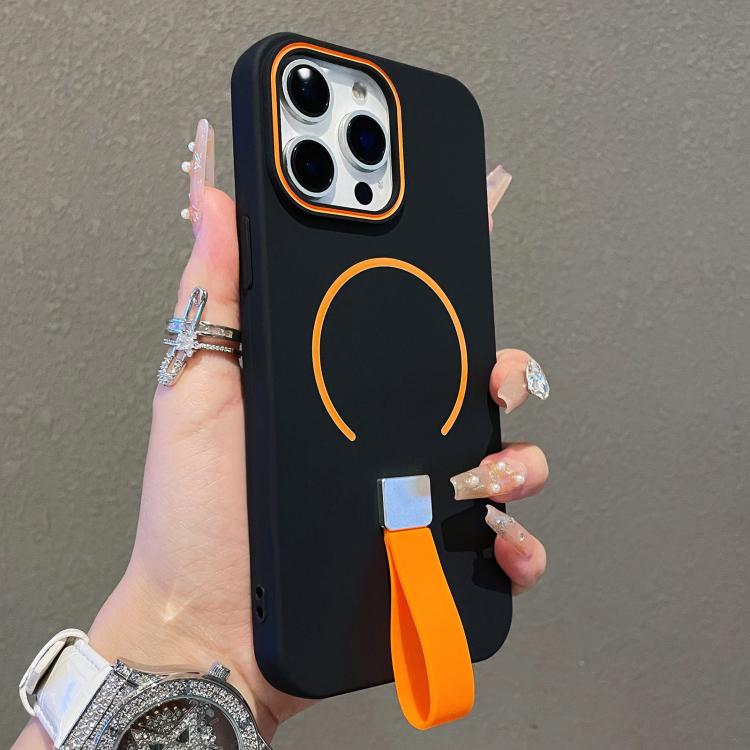 Coque de téléphone magnétique en TPU effet peau avec sangle en silicone, pour iPhone 13, pour iPhone 12 / 12 Pro, pour iPhone 12 Pro Max, pour iPhone 11 Pro Max, pour iPhone 11, pour iPhone 11 Pro