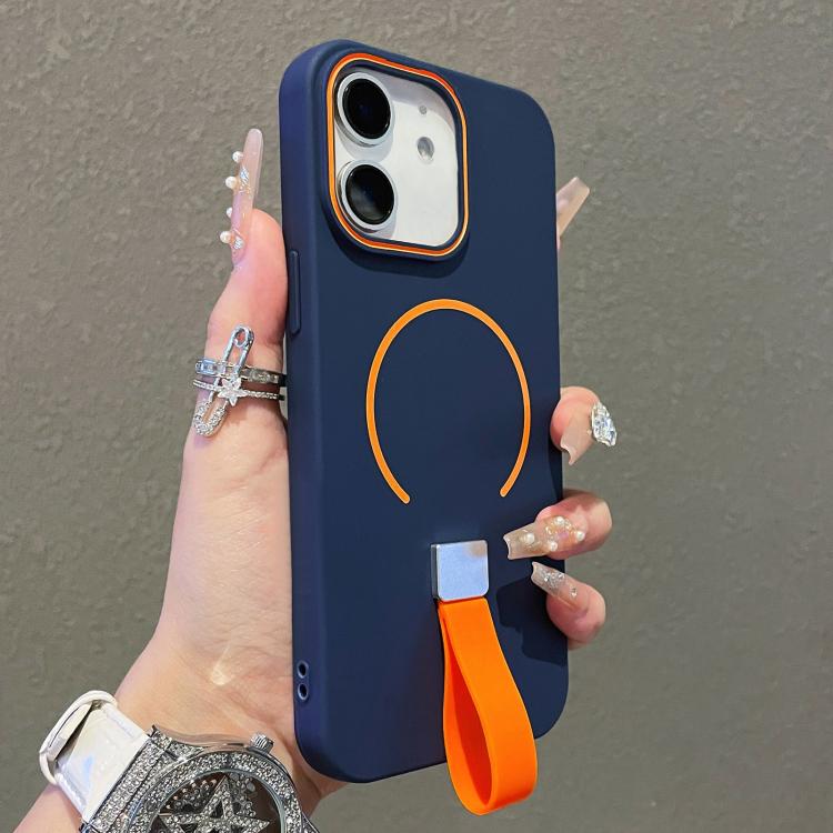 Coque de téléphone magnétique en TPU effet peau avec sangle en silicone, pour iPhone 13, pour iPhone 12 / 12 Pro, pour iPhone 12 Pro Max, pour iPhone 11 Pro Max, pour iPhone 11, pour iPhone 11 Pro