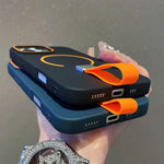 Coque de téléphone magnétique en TPU effet peau avec sangle en silicone, pour iPhone 13, pour iPhone 12 / 12 Pro, pour iPhone 12 Pro Max, pour iPhone 11 Pro Max, pour iPhone 11, pour iPhone 11 Pro