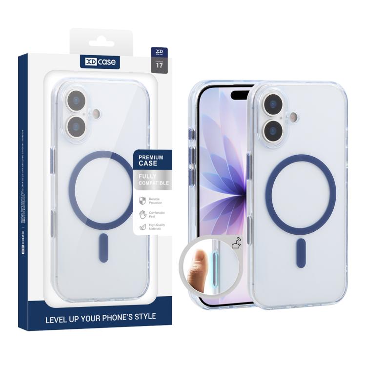 Coque de téléphone XDcase magnétique, antichoc et transparente givrée, Pour iPhone 17 Pro Max, Pour iPhone 17 Pro, Pour iPhone 17