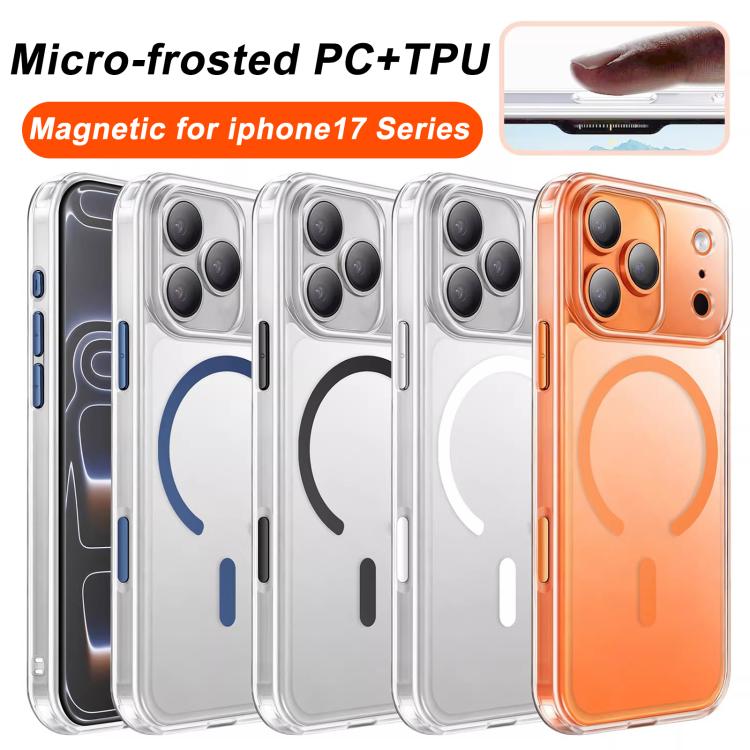 Coque de téléphone XDcase magnétique, antichoc et transparente givrée, Pour iPhone 17 Pro Max, Pour iPhone 17 Pro, Pour iPhone 17