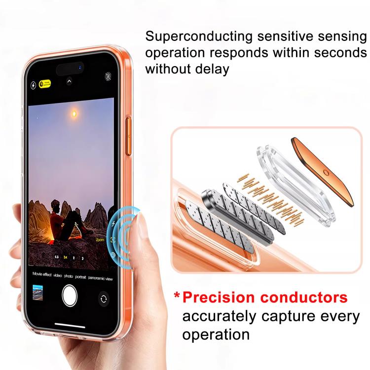 Coque de téléphone XDcase magnétique, antichoc et transparente givrée, Pour iPhone 17 Pro Max, Pour iPhone 17 Pro, Pour iPhone 17