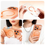 Coque de téléphone XDcase magnétique, antichoc et transparente givrée, Pour iPhone 17 Pro Max, Pour iPhone 17 Pro, Pour iPhone 17