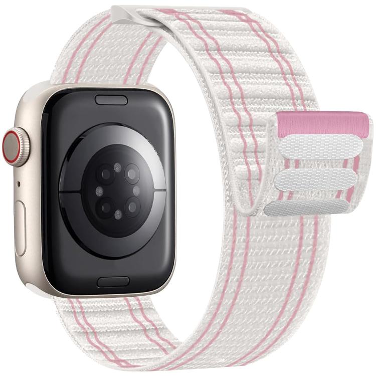 xDfind Bracelet de montre en nylon tissé à boucle auto-agrippante, pour Apple Watch 42 / 44 / 45 / 46 / 49 mm, pour Apple Watch 38 / 40 / 41 / S11 42 mm