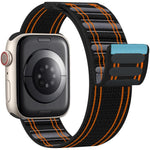 xDfind Bracelet de montre en nylon tissé à boucle auto-agrippante, pour Apple Watch 42 / 44 / 45 / 46 / 49 mm, pour Apple Watch 38 / 40 / 41 / S11 42 mm