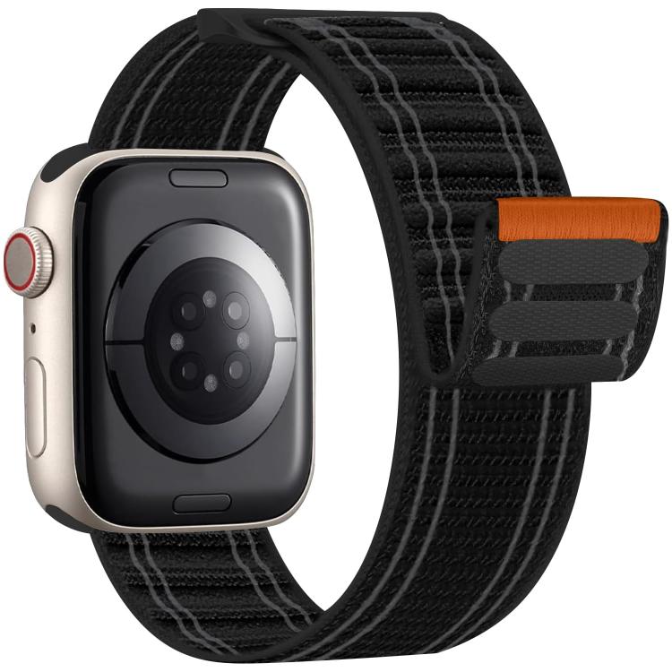 xDfind Bracelet de montre en nylon tissé à boucle auto-agrippante, pour Apple Watch 42 / 44 / 45 / 46 / 49 mm, pour Apple Watch 38 / 40 / 41 / S11 42 mm