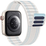 xDfind Bracelet de montre en nylon tissé à boucle auto-agrippante, pour Apple Watch 42 / 44 / 45 / 46 / 49 mm, pour Apple Watch 38 / 40 / 41 / S11 42 mm