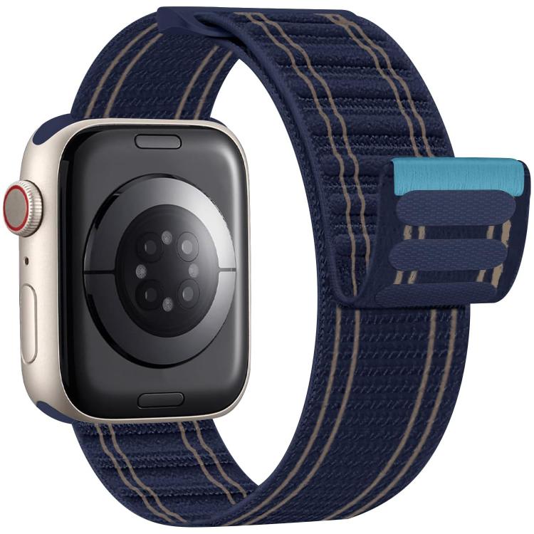 xDfind Bracelet de montre en nylon tissé à boucle auto-agrippante, pour Apple Watch 42 / 44 / 45 / 46 / 49 mm, pour Apple Watch 38 / 40 / 41 / S11 42 mm