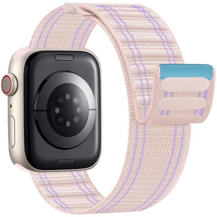 xDfind Bracelet de montre en nylon tissé à boucle auto-agrippante, pour Apple Watch 42 / 44 / 45 / 46 / 49 mm, pour Apple Watch 38 / 40 / 41 / S11 42 mm