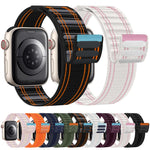 xDfind Bracelet de montre en nylon tissé à boucle auto-agrippante, pour Apple Watch 42 / 44 / 45 / 46 / 49 mm, pour Apple Watch 38 / 40 / 41 / S11 42 mm