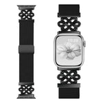 xDfind Bracelet de montre à boucle magnétique tressée en nylon à nœud chinois, pour Apple Watch 42 / 44 / 45 / 46 / 49mm, pour Apple Watch 38 / 40 / 41 / S11 42mm