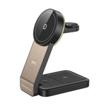 Chargeur sans fil magnétique 3 en 1 TOTU CW-1-W pour téléphone, écouteurs et montre, CW-1-W