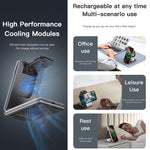 TOTU CW-4-W Wireless Charging Station 3 in 1 Magnetic Folding Charger Stand for Phone Watch Earbuds, CW-4-W