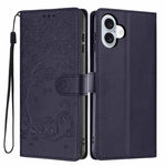 Étui de téléphone en cuir vegan gaufré chat arbre, pour iPhone 16 Pro, pour iPhone 16 Plus, pour iPhone 16, pour iPhone 15 Pro Max, pour iPhone 15 Pro, pour iPhone 15 Plus