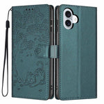 Étui de téléphone en cuir vegan gaufré chat arbre, pour iPhone 16 Pro, pour iPhone 16 Plus, pour iPhone 16, pour iPhone 15 Pro Max, pour iPhone 15 Pro, pour iPhone 15 Plus