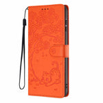 Tree Cat Embossed Flip Vegan Leather Phone Case, For iPhone 15, For iPhone 14 Plus, For iPhone 14, For iPhone 14 Pro, For iPhone 14 Pro Max, For iPhone 13 Pro Max