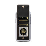 Support de cartes de téléphone portable pliable RFID ESEBLE, style adhésif, texture rhomboïde