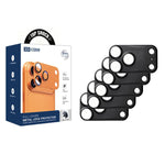 XDcase Lot de 5 protections d'objectif creuses en alliage de titane, pour iPhone 17 Pro Max, pour iPhone 17 Pro