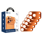 XDcase Lot de 5 protections d'objectif creuses en alliage de titane, pour iPhone 17 Pro Max, pour iPhone 17 Pro